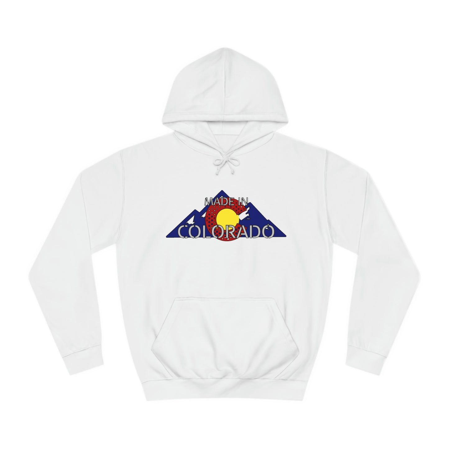 Made in Colorado Rocky Mountain Hoodie - Unisex Durable & Soft - Cozy Apparel for Outdoor Enthusiasts - Unique Colorado Souvenir