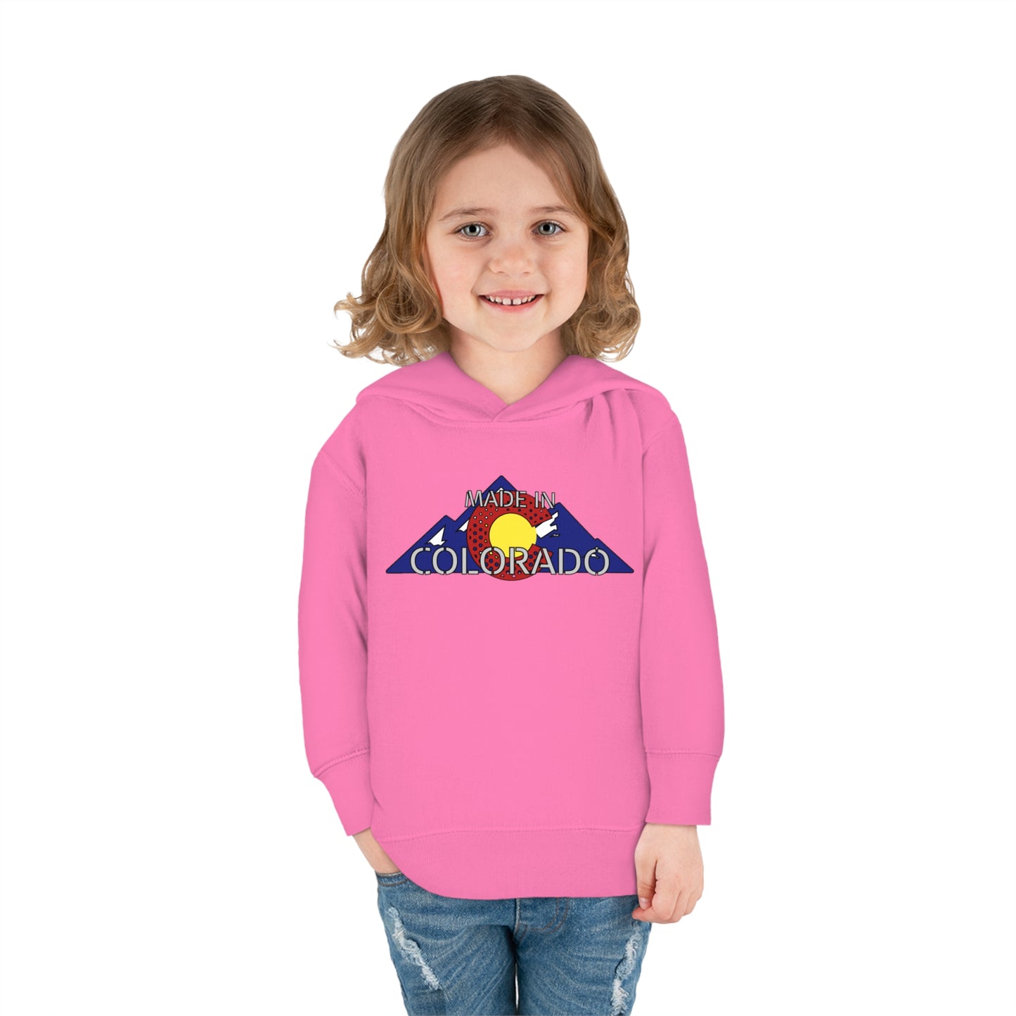 Made In Colorado Toddler Hoodie - Durable & Soft Playtime Apparel - Charming Colorado Souvenir for Tots