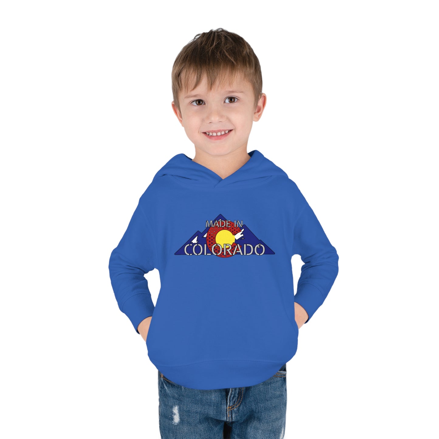 Made In Colorado Toddler Hoodie - Durable & Soft Playtime Apparel - Charming Colorado Souvenir for Tots