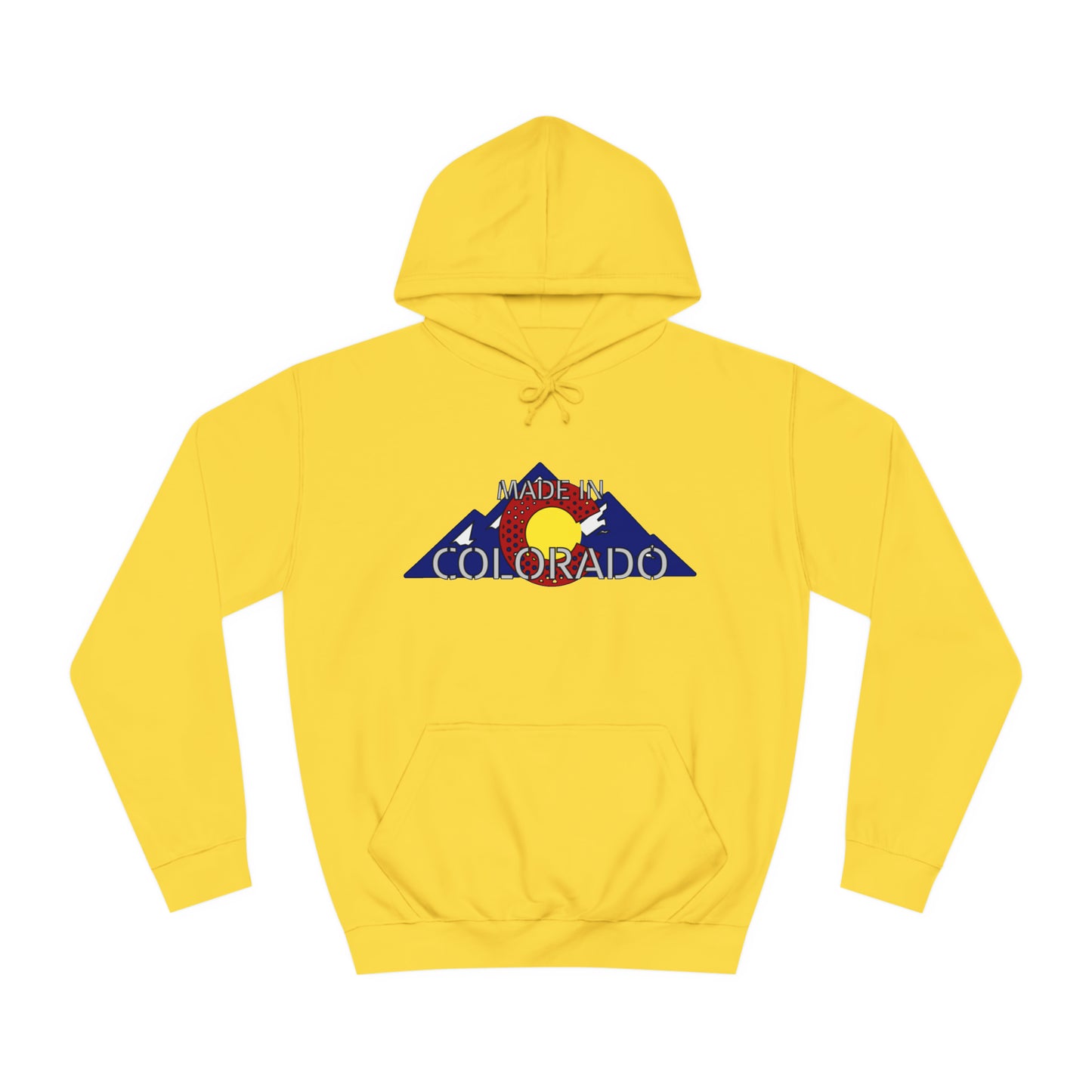 Made in Colorado Rocky Mountain Hoodie - Unisex Durable & Soft - Cozy Apparel for Outdoor Enthusiasts - Unique Colorado Souvenir