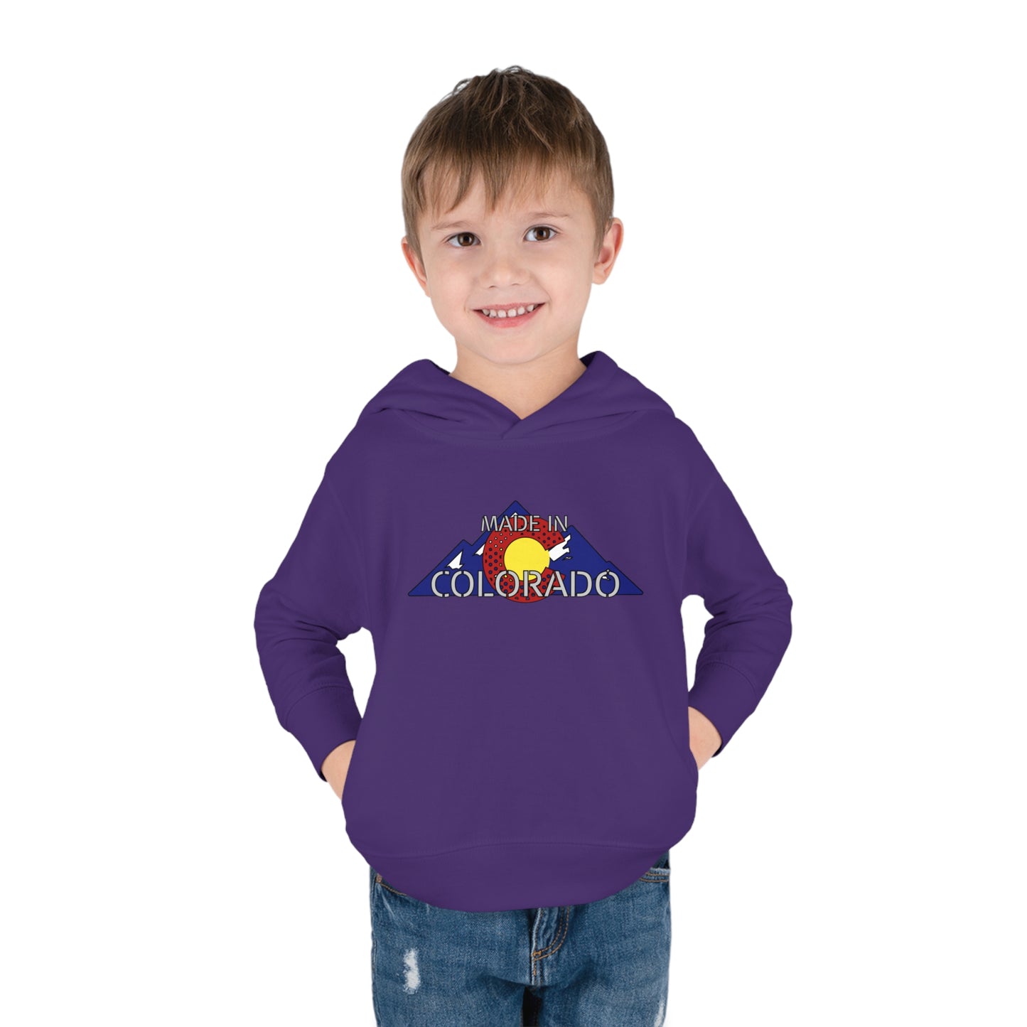 Made In Colorado Toddler Hoodie - Durable & Soft Playtime Apparel - Charming Colorado Souvenir for Tots