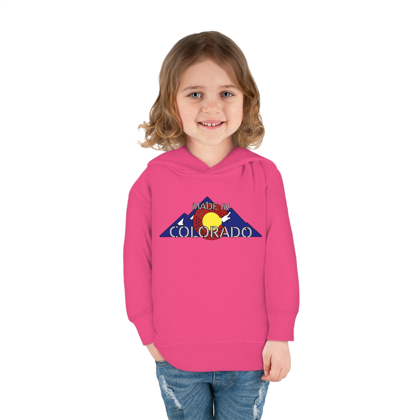 Made In Colorado Toddler Hoodie - Durable & Soft Playtime Apparel - Charming Colorado Souvenir for Tots