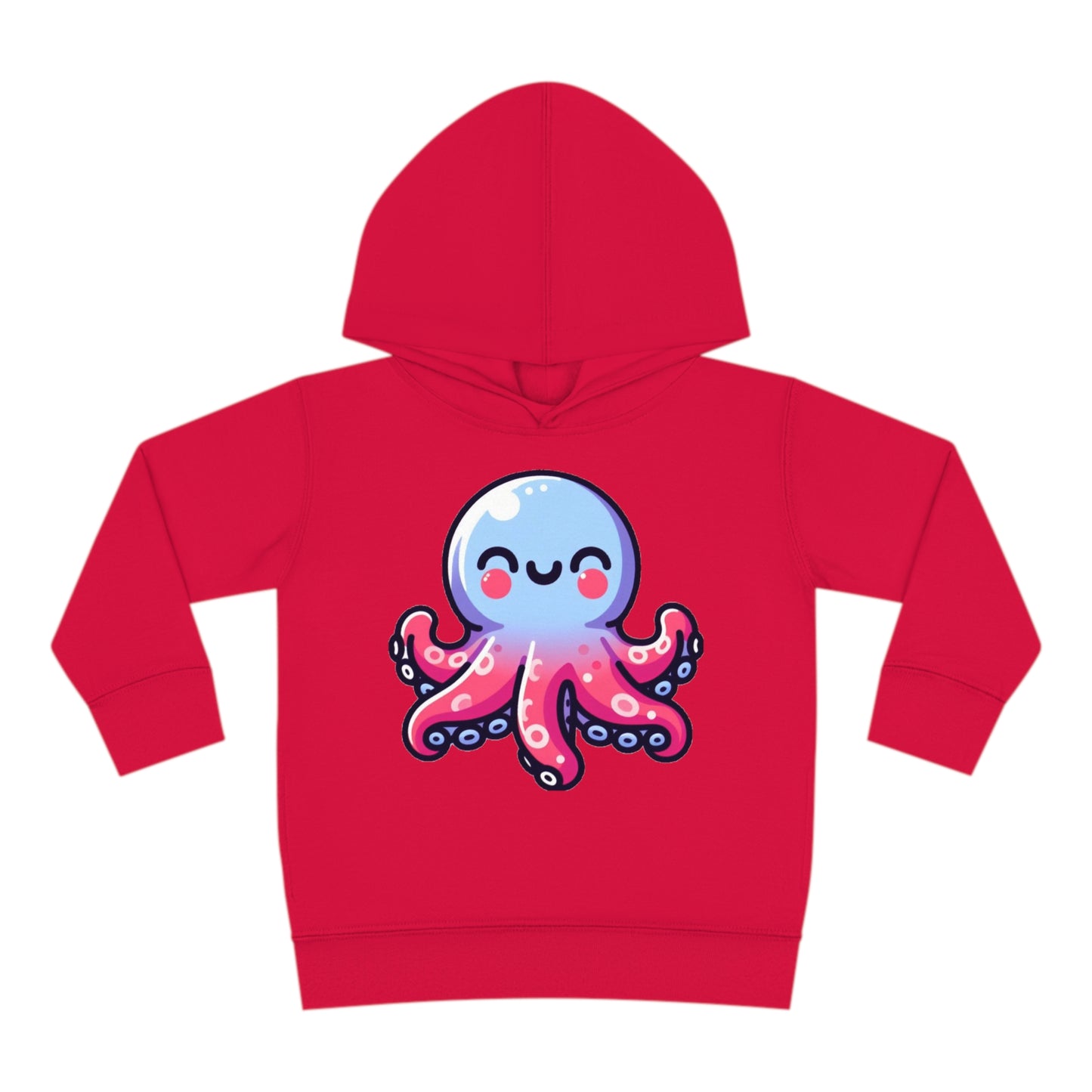 Ocean Paradise Toddler Hoodie with Inky - Durable & Soft Playtime Apparel - Charming Gift for Young Ocean Lovers