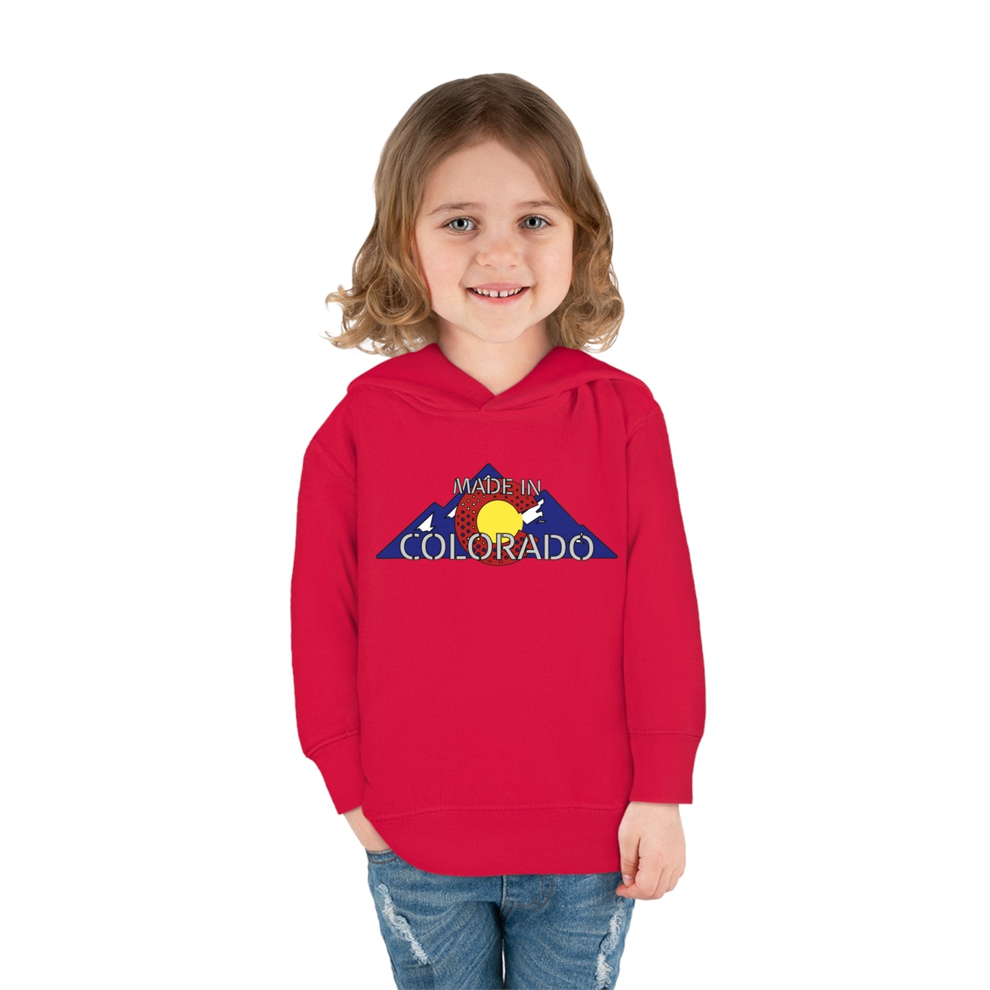 Made In Colorado Toddler Hoodie - Durable & Soft Playtime Apparel - Charming Colorado Souvenir for Tots