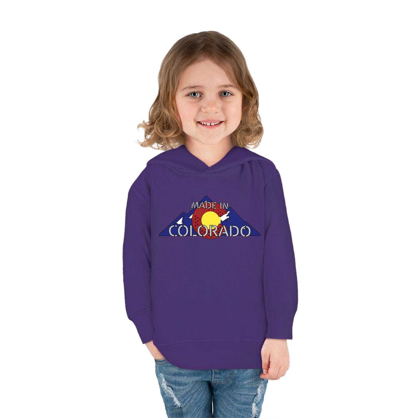 Made In Colorado Toddler Hoodie - Durable & Soft Playtime Apparel - Charming Colorado Souvenir for Tots