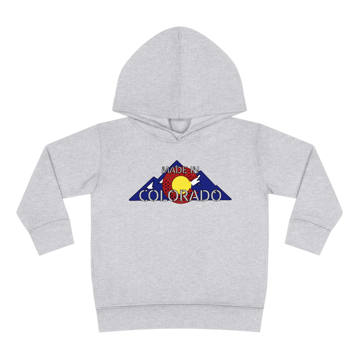 Made In Colorado Toddler Hoodie - Durable & Soft Playtime Apparel - Charming Colorado Souvenir for Tots