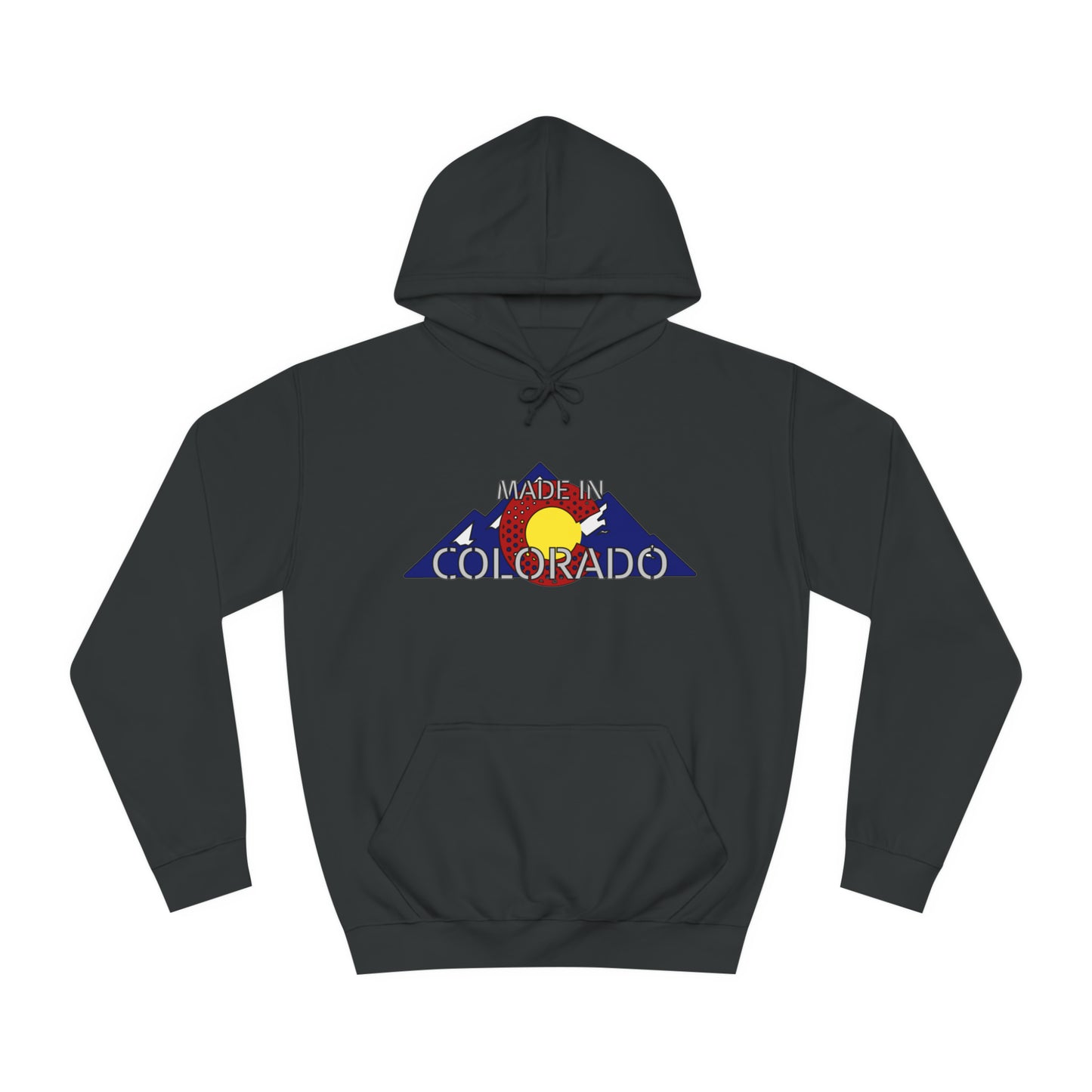 Made in Colorado Rocky Mountain Hoodie - Unisex Durable & Soft - Cozy Apparel for Outdoor Enthusiasts - Unique Colorado Souvenir