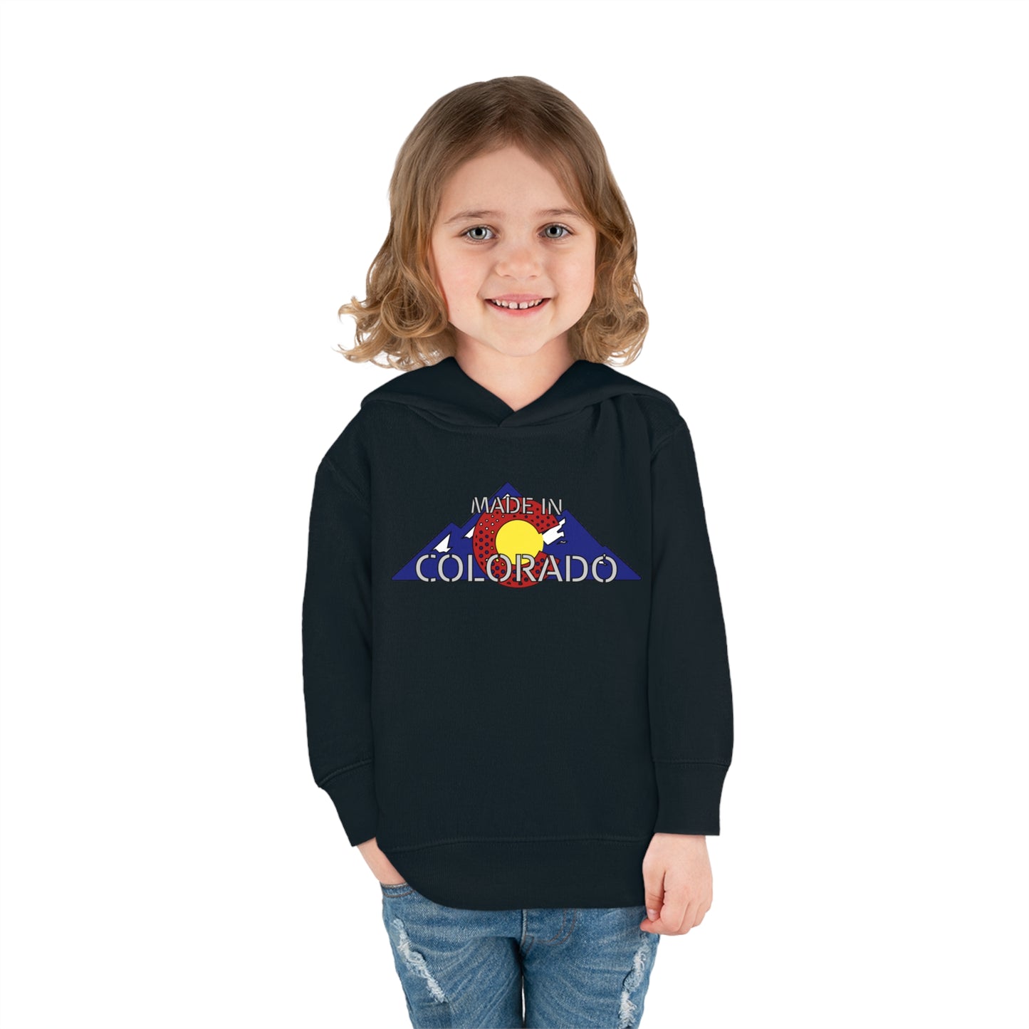 Made In Colorado Toddler Hoodie - Durable & Soft Playtime Apparel - Charming Colorado Souvenir for Tots