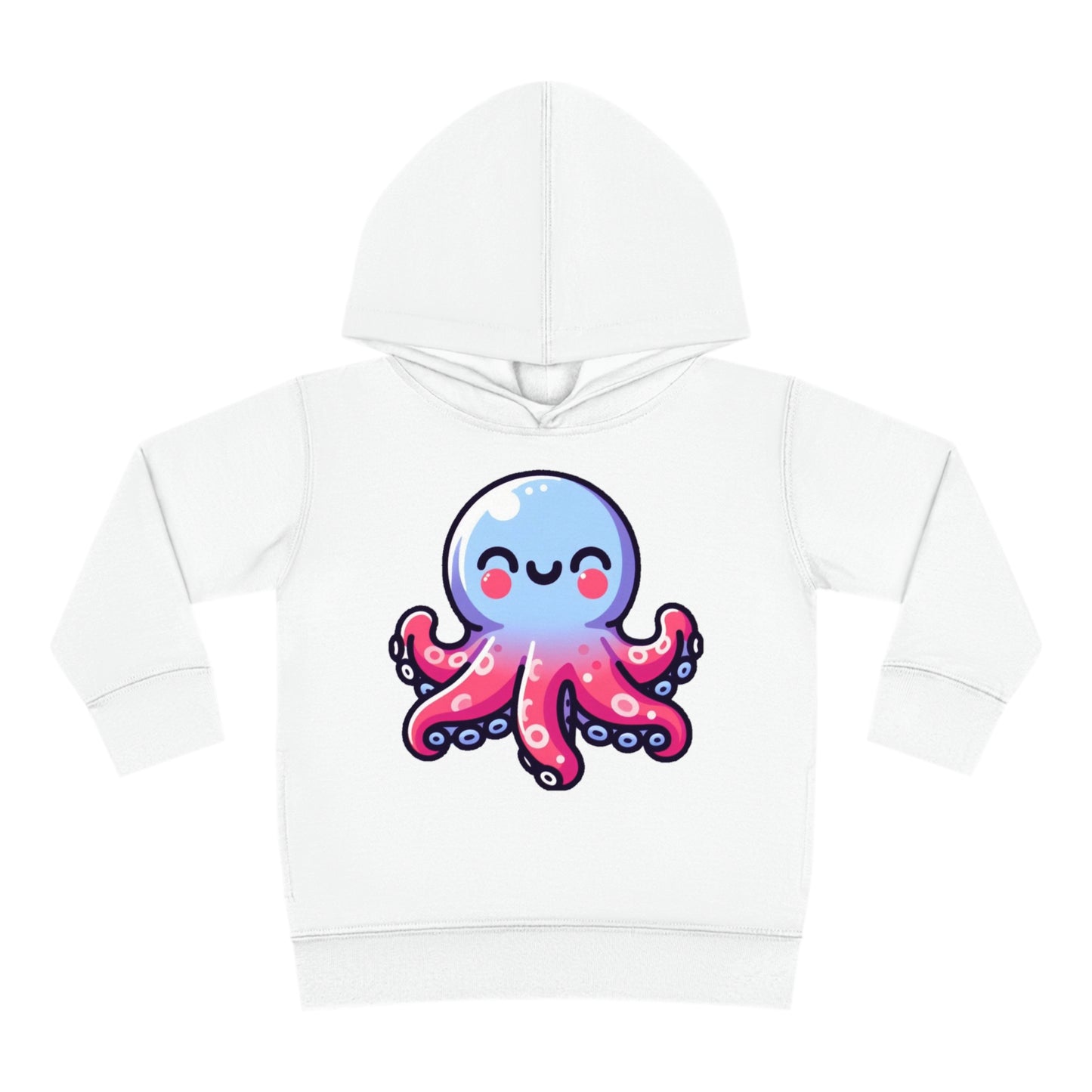 Ocean Paradise Toddler Hoodie with Inky - Durable & Soft Playtime Apparel - Charming Gift for Young Ocean Lovers