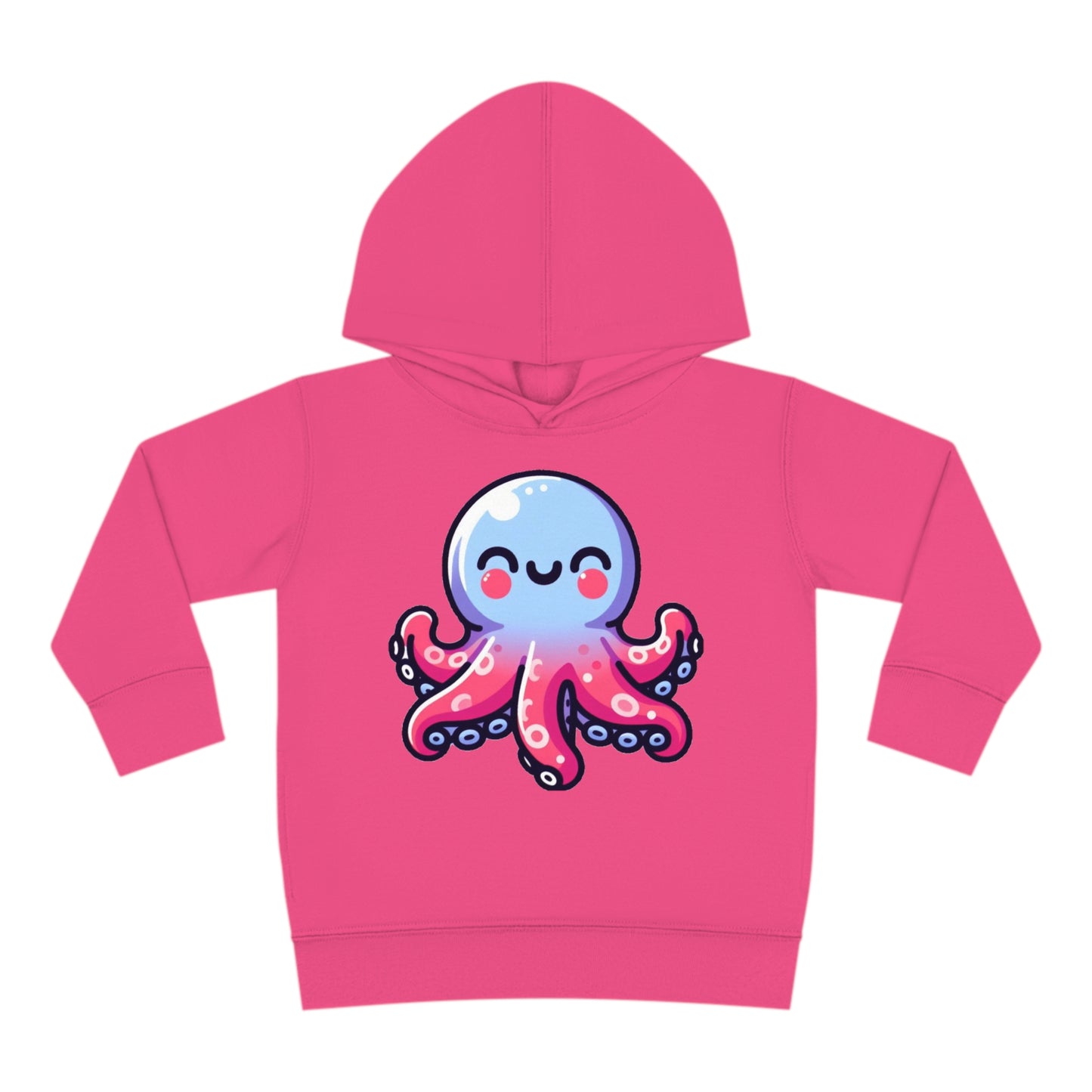 Ocean Paradise Toddler Hoodie with Inky - Durable & Soft Playtime Apparel - Charming Gift for Young Ocean Lovers