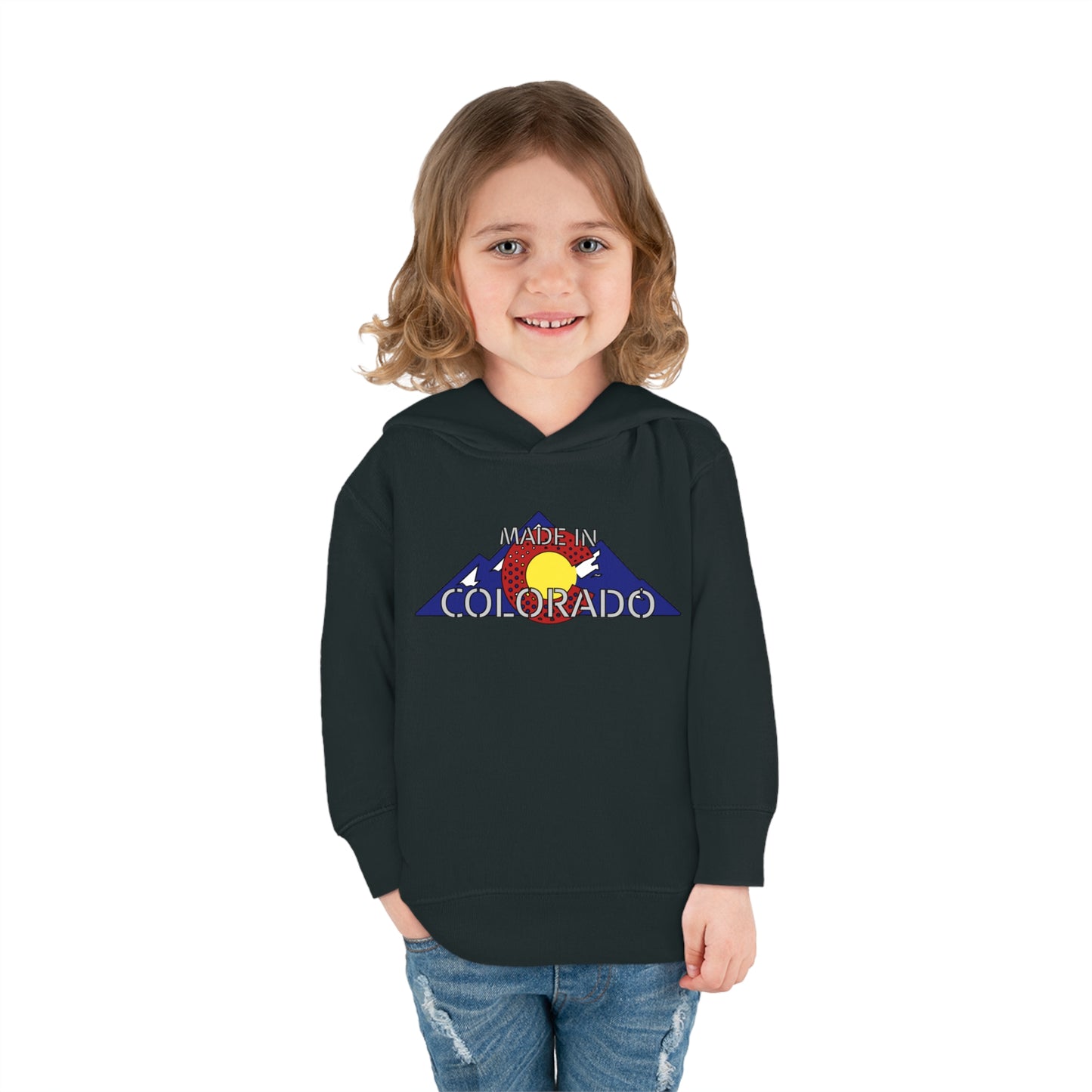 Made In Colorado Toddler Hoodie - Durable & Soft Playtime Apparel - Charming Colorado Souvenir for Tots