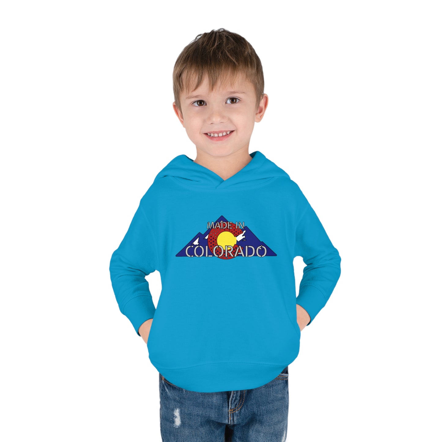 Made In Colorado Toddler Hoodie - Durable & Soft Playtime Apparel - Charming Colorado Souvenir for Tots