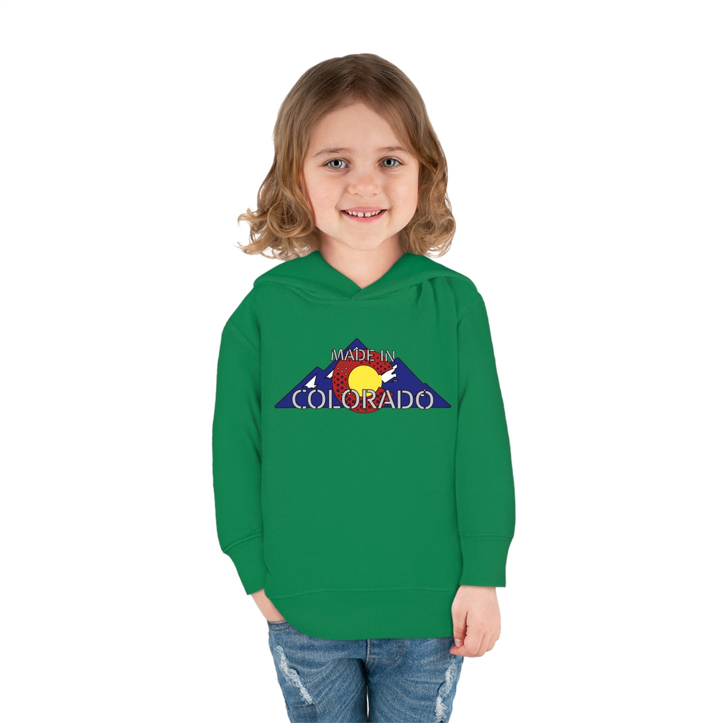 Made In Colorado Toddler Hoodie - Durable & Soft Playtime Apparel - Charming Colorado Souvenir for Tots