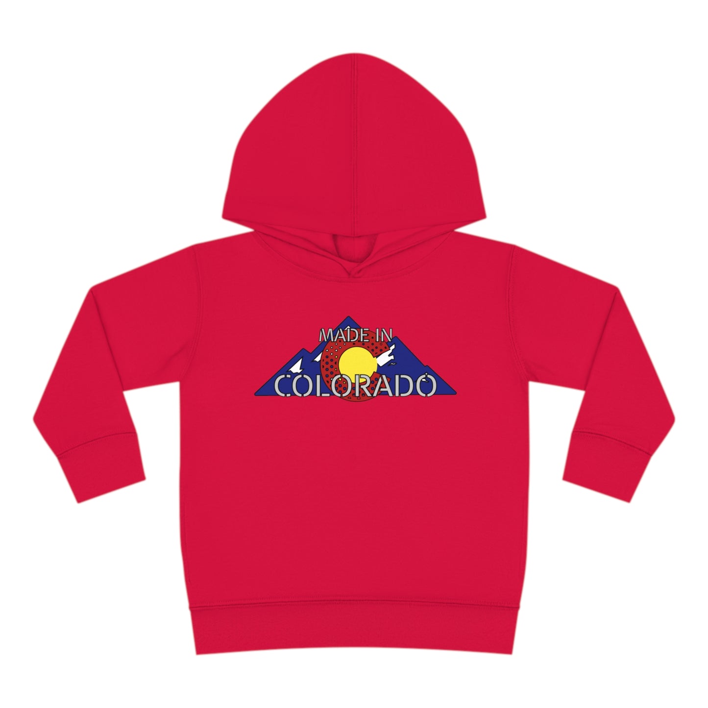 Made In Colorado Toddler Hoodie - Durable & Soft Playtime Apparel - Charming Colorado Souvenir for Tots