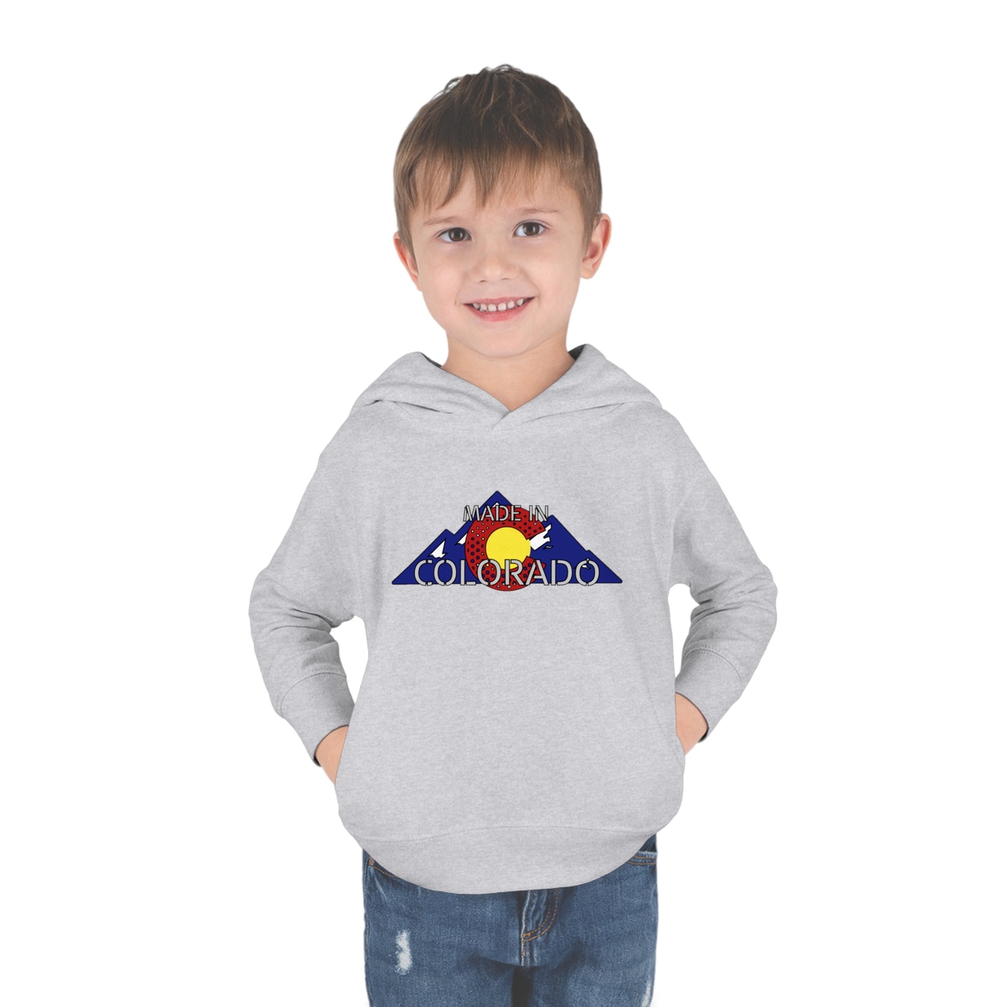 Made In Colorado Toddler Hoodie - Durable & Soft Playtime Apparel - Charming Colorado Souvenir for Tots