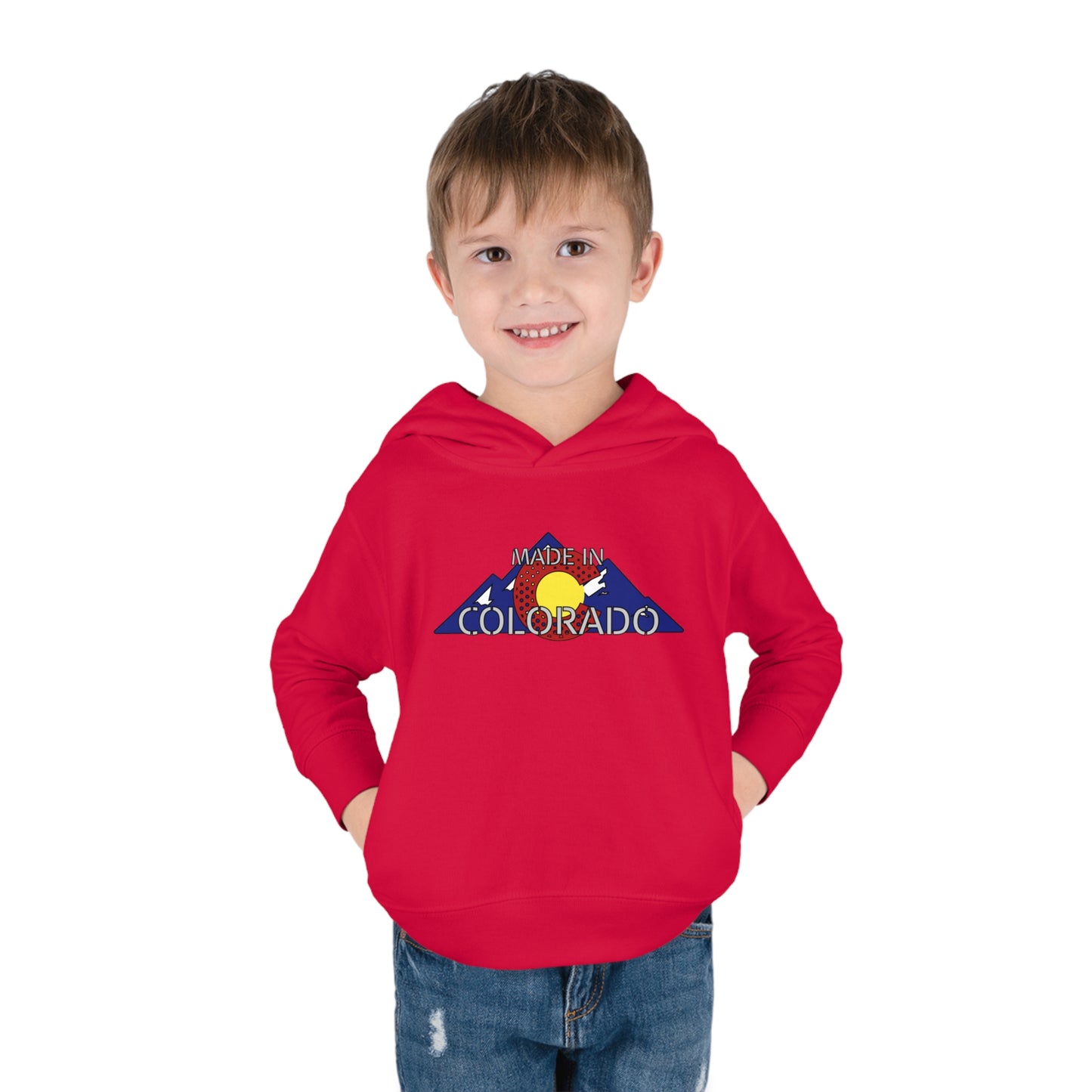 Made In Colorado Toddler Hoodie - Durable & Soft Playtime Apparel - Charming Colorado Souvenir for Tots