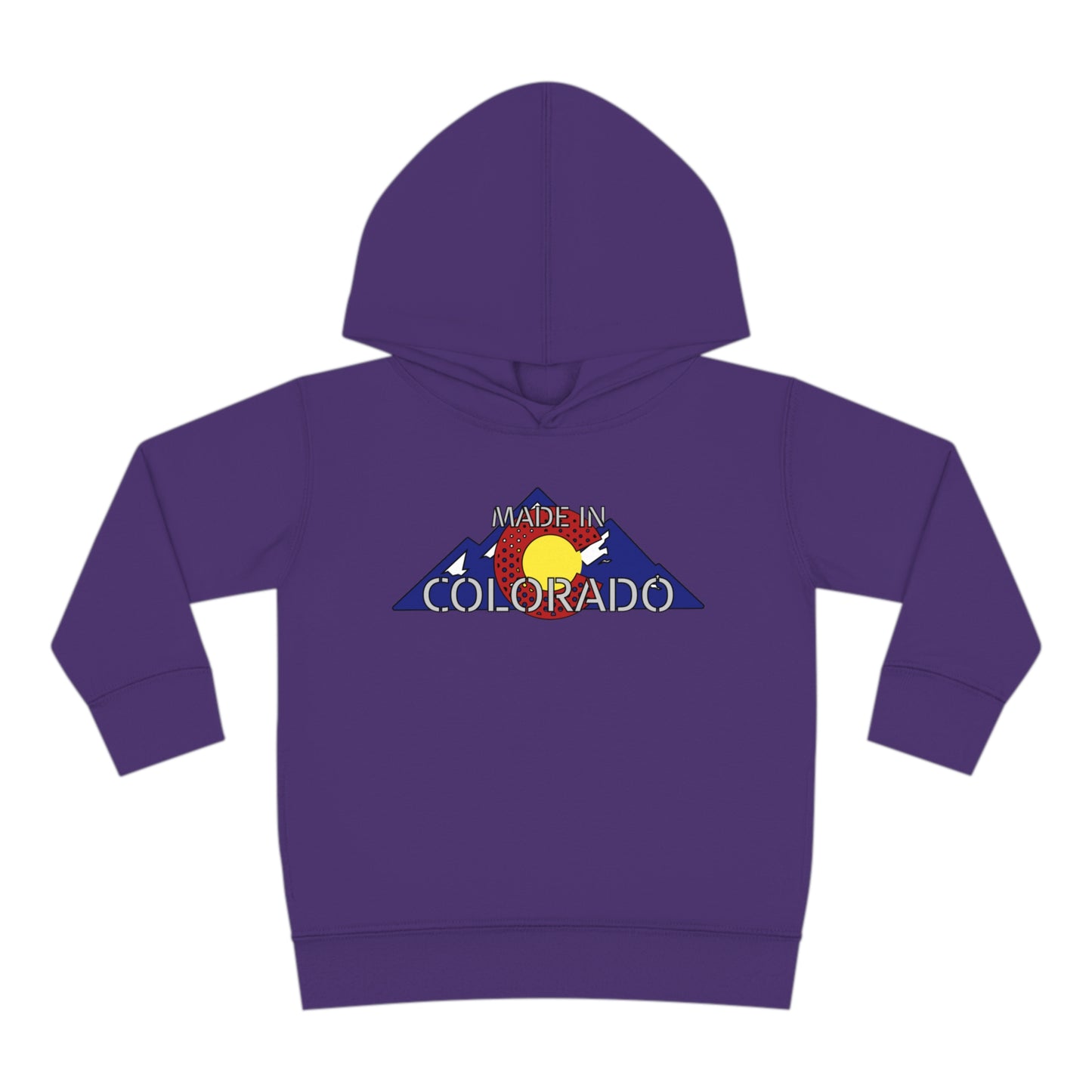 Made In Colorado Toddler Hoodie - Durable & Soft Playtime Apparel - Charming Colorado Souvenir for Tots