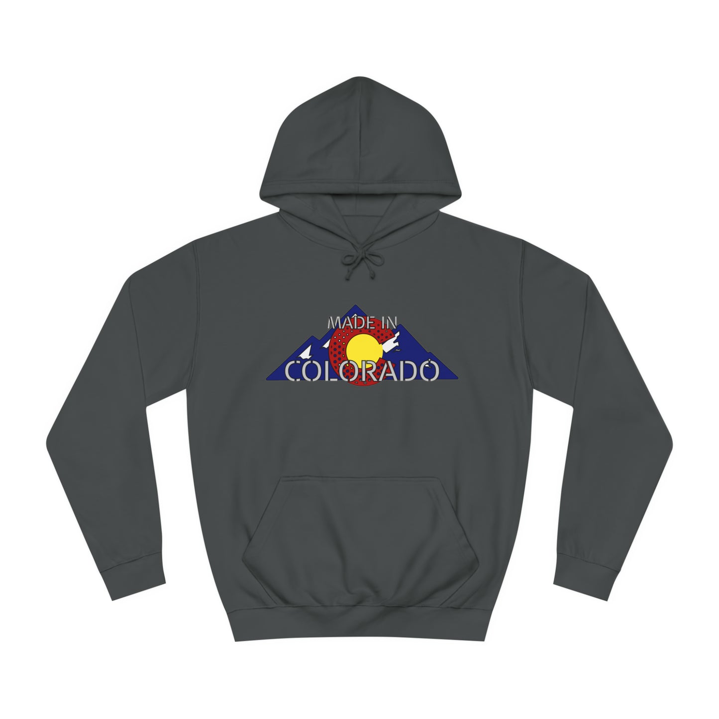 Made in Colorado Rocky Mountain Hoodie - Unisex Durable & Soft - Cozy Apparel for Outdoor Enthusiasts - Unique Colorado Souvenir