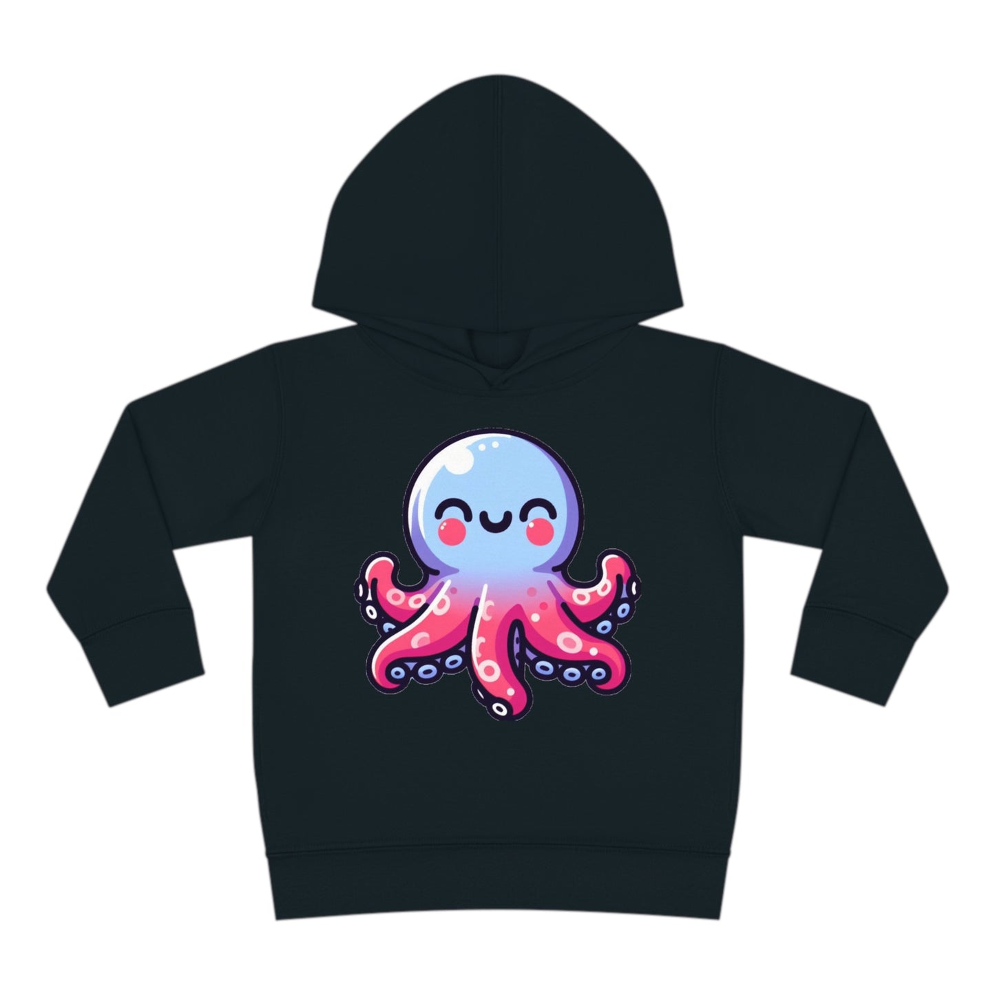 Ocean Paradise Toddler Hoodie with Inky - Durable & Soft Playtime Apparel - Charming Gift for Young Ocean Lovers