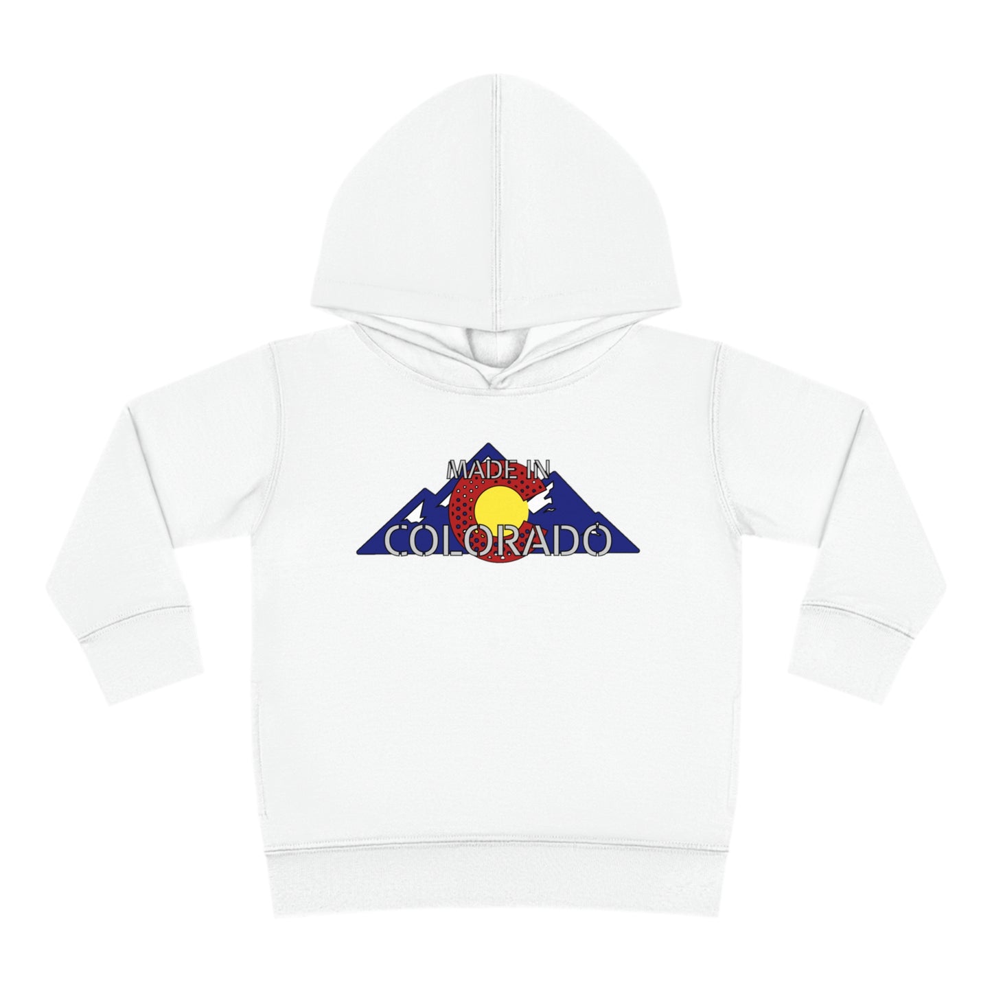 Made In Colorado Toddler Hoodie - Durable & Soft Playtime Apparel - Charming Colorado Souvenir for Tots