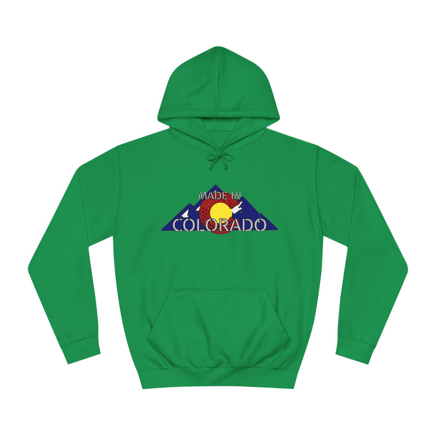 Made in Colorado Rocky Mountain Hoodie - Unisex Durable & Soft - Cozy Apparel for Outdoor Enthusiasts - Unique Colorado Souvenir