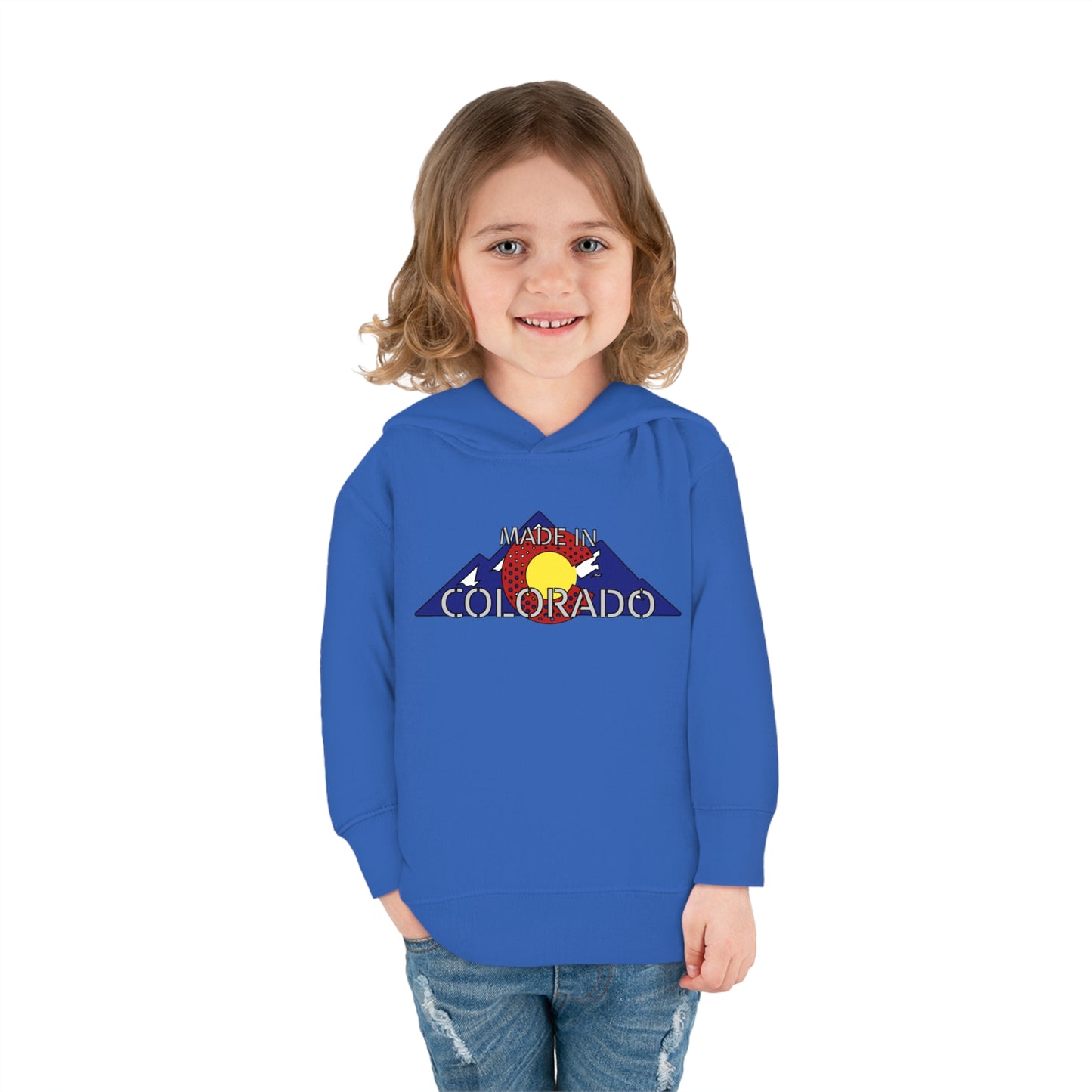 Made In Colorado Toddler Hoodie - Durable & Soft Playtime Apparel - Charming Colorado Souvenir for Tots