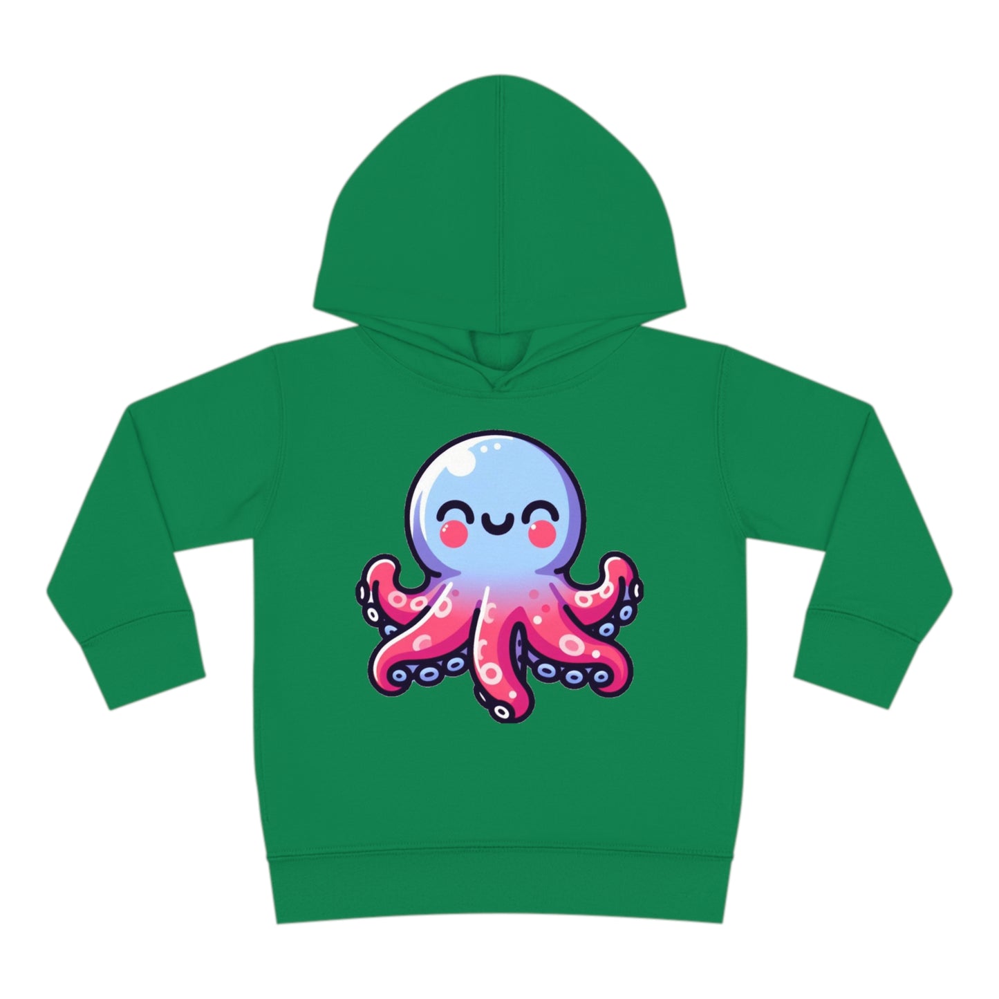 Ocean Paradise Toddler Hoodie with Inky - Durable & Soft Playtime Apparel - Charming Gift for Young Ocean Lovers