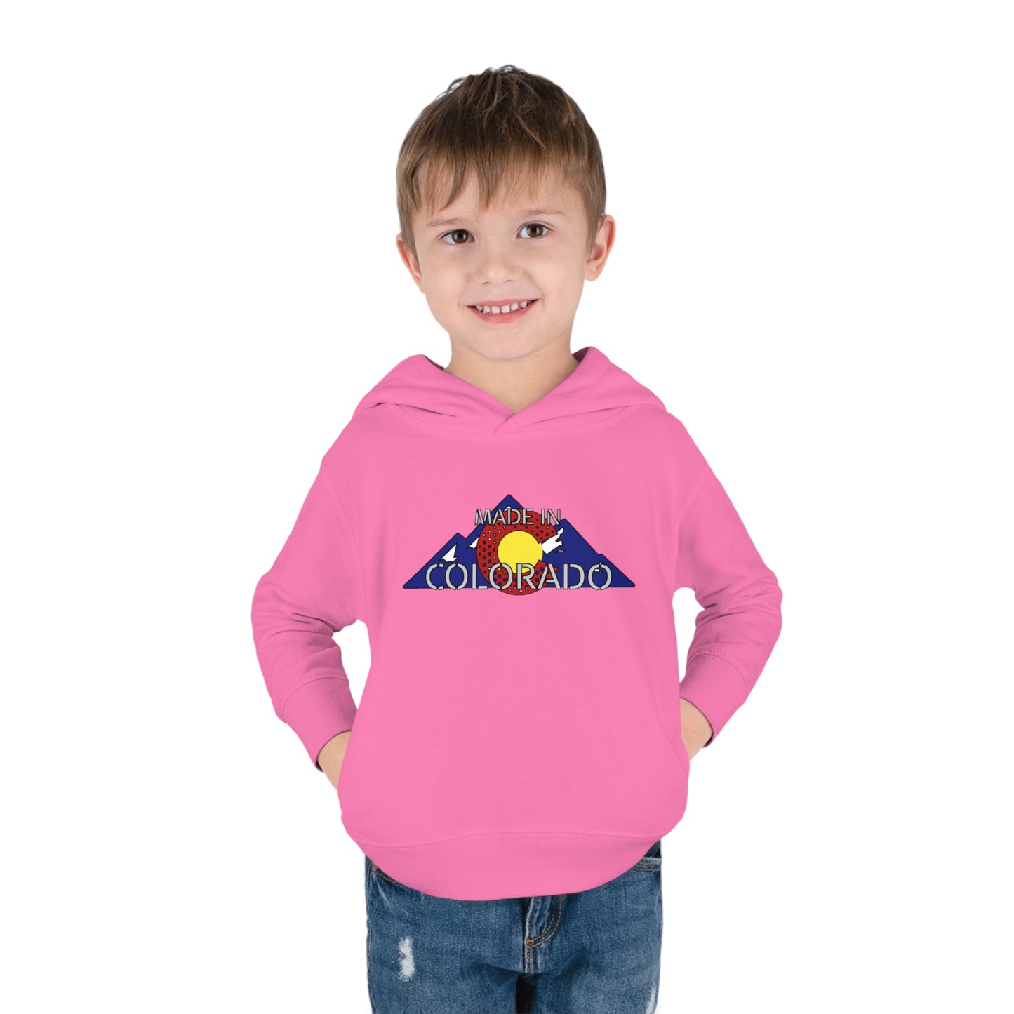 Made In Colorado Toddler Hoodie - Durable & Soft Playtime Apparel - Charming Colorado Souvenir for Tots