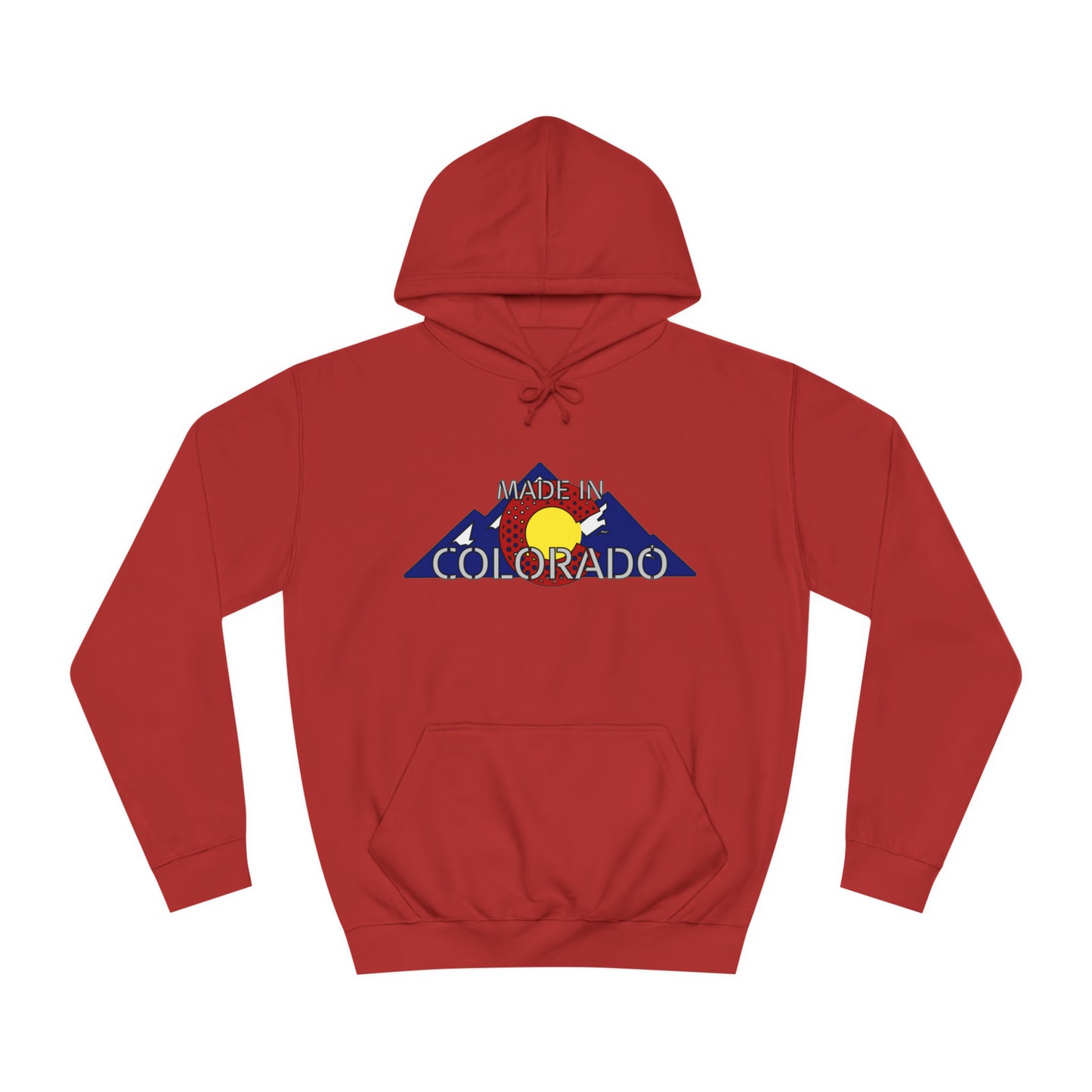 Made in Colorado Rocky Mountain Hoodie - Unisex Durable & Soft - Cozy Apparel for Outdoor Enthusiasts - Unique Colorado Souvenir