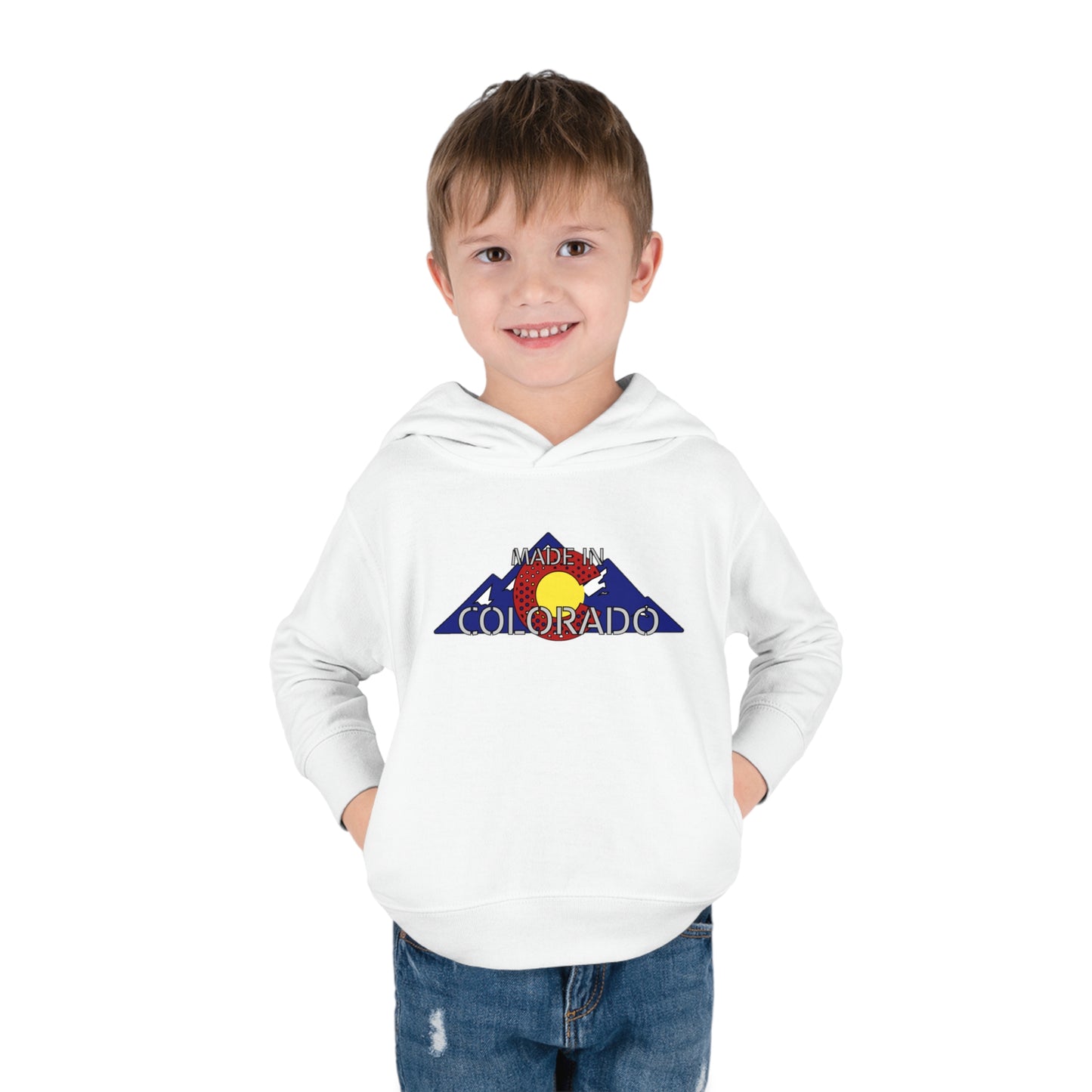 Made In Colorado Toddler Hoodie - Durable & Soft Playtime Apparel - Charming Colorado Souvenir for Tots