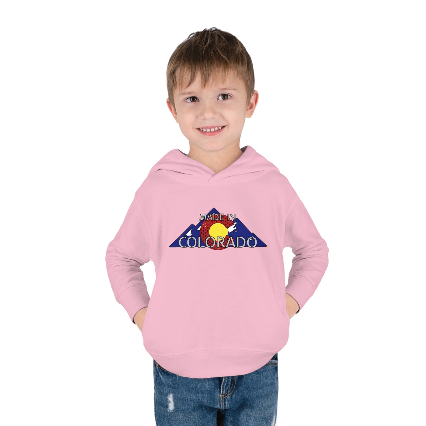 Made In Colorado Toddler Hoodie - Durable & Soft Playtime Apparel - Charming Colorado Souvenir for Tots