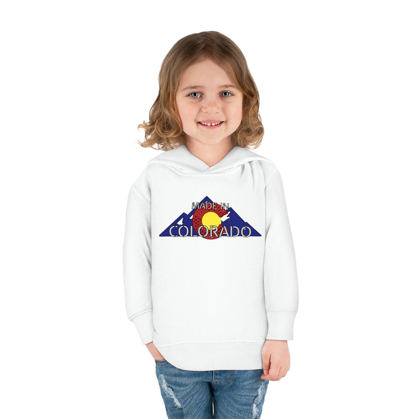 Made In Colorado Toddler Hoodie - Durable & Soft Playtime Apparel - Charming Colorado Souvenir for Tots