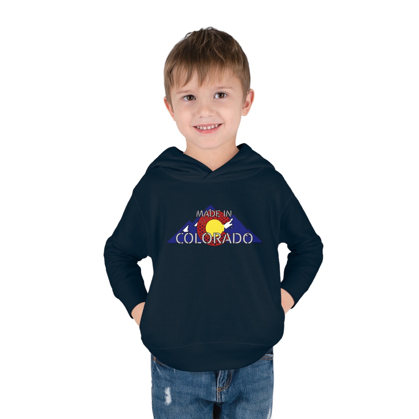 Made In Colorado Toddler Hoodie - Durable & Soft Playtime Apparel - Charming Colorado Souvenir for Tots