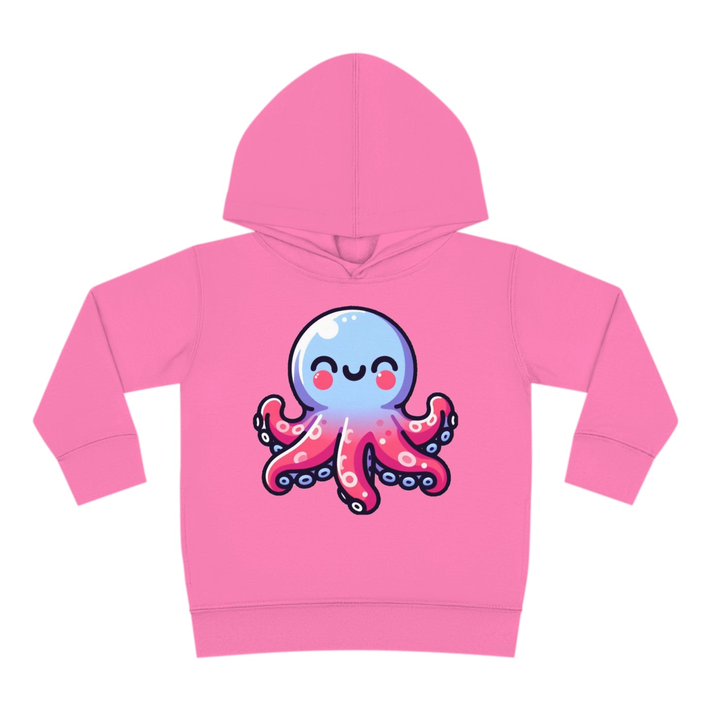 Ocean Paradise Toddler Hoodie with Inky - Durable & Soft Playtime Apparel - Charming Gift for Young Ocean Lovers