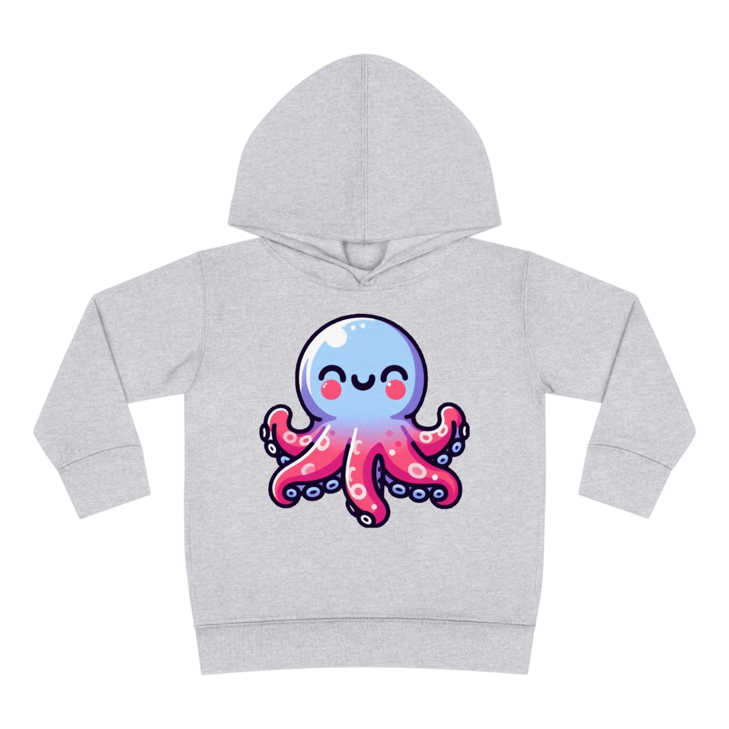 Ocean Paradise Toddler Hoodie with Inky - Durable & Soft Playtime Apparel - Charming Gift for Young Ocean Lovers