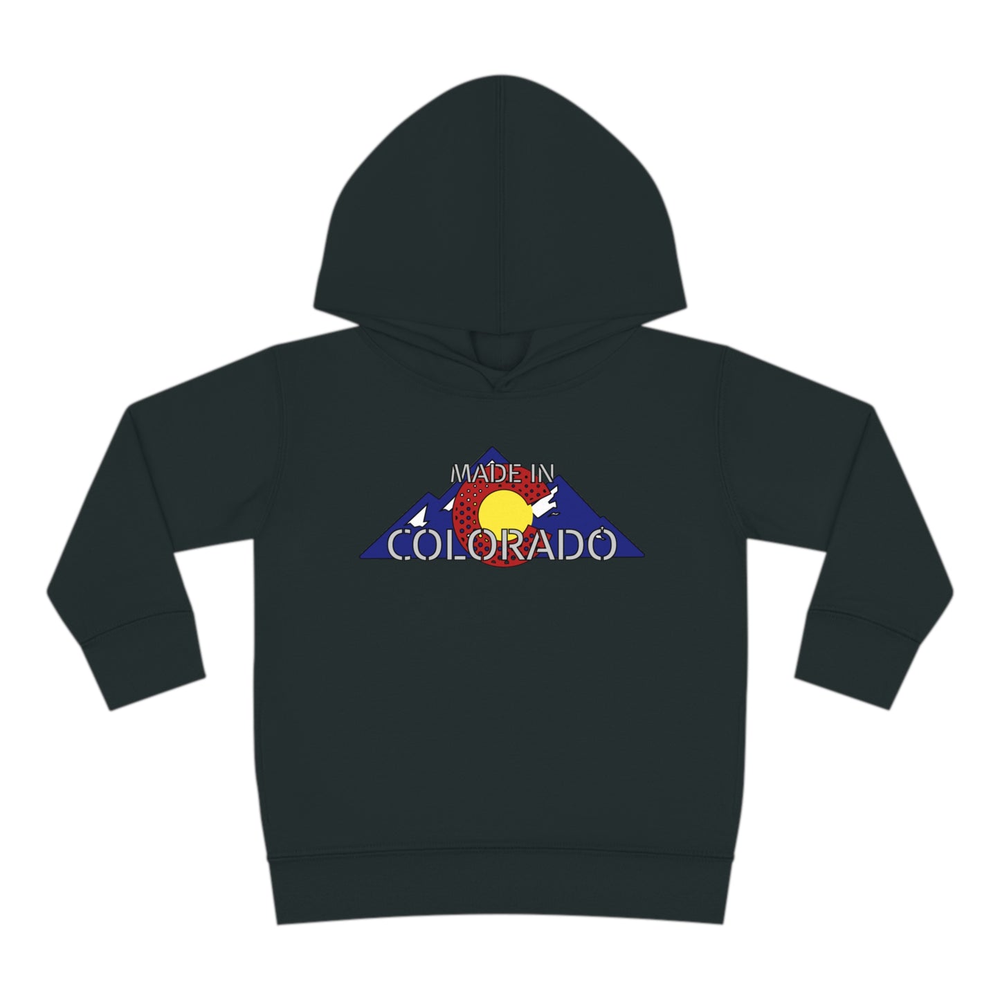 Made In Colorado Toddler Hoodie - Durable & Soft Playtime Apparel - Charming Colorado Souvenir for Tots