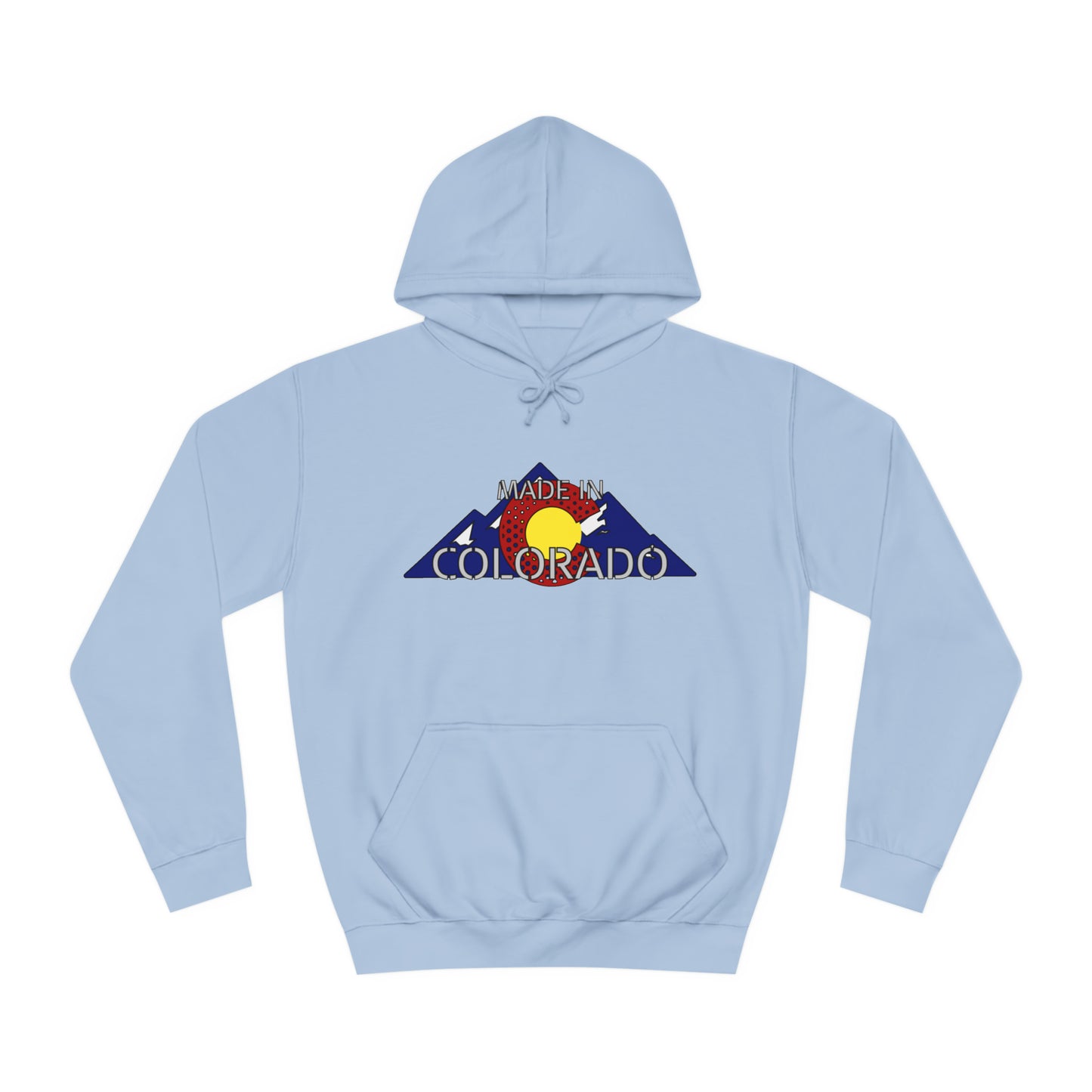 Made in Colorado Rocky Mountain Hoodie - Unisex Durable & Soft - Cozy Apparel for Outdoor Enthusiasts - Unique Colorado Souvenir